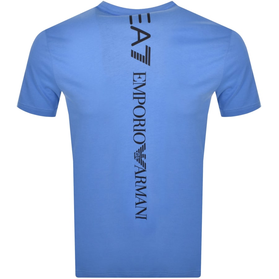 EA7 Emporio Armani Logo T Shirt Blue